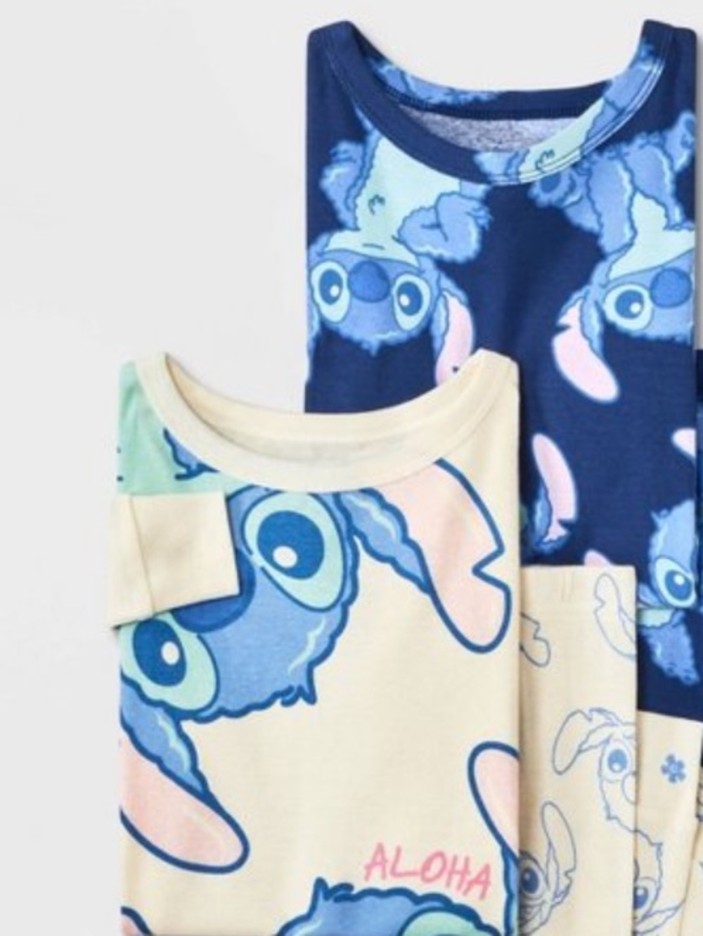 DISNEY Stitch 2T Pajama Tops Set of 2 - NWT 💙🌙